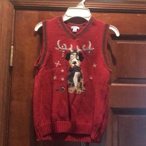 Boys Christmas sweater vest